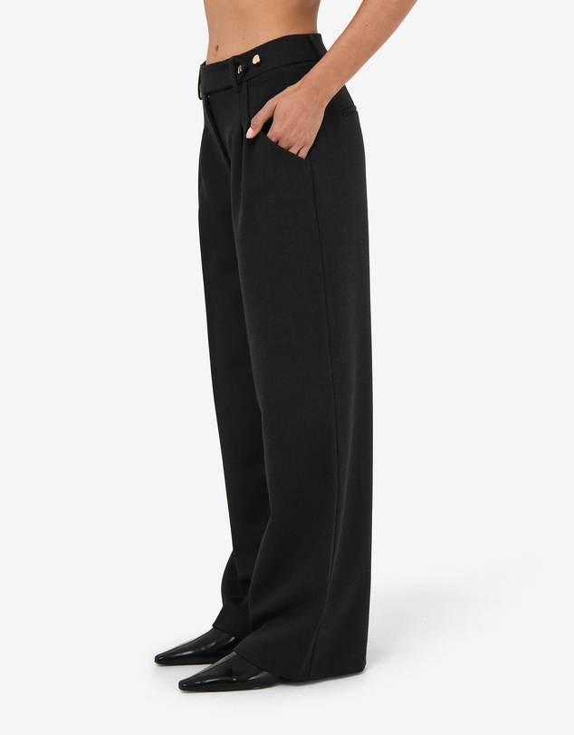 Forcast - Dolly Pleated Wide Leg Pants