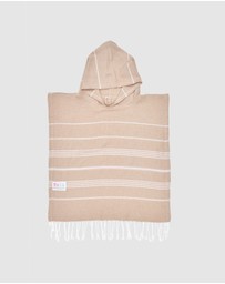 Tolu Australia - Beige Kids Hooded Beach Towel