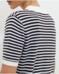 Calli - Talissa Knit Polo Top