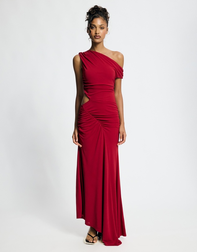 Lover - Ravenna Asymmetrical Jersey Dress