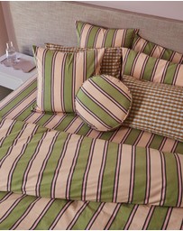 Mosey Me - Carnival Stripe Euro Pillowcase Set