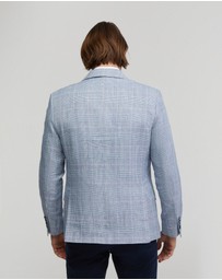 Oxford - Blake Linen Blend Check Blazer