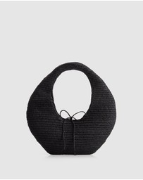 Evity - Clara Raffia Shoulder Bag
