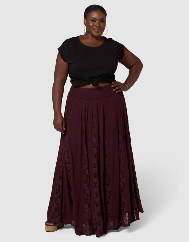 The Poetic Gypsy - Gilded Meadows Maxi Skirt