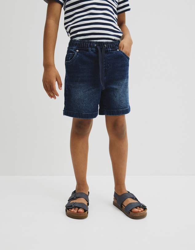 Country Road - Pull On Denim Straight Pant