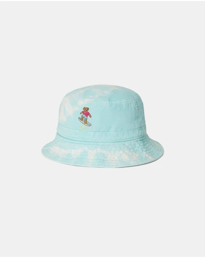 Polo Ralph Lauren - Tie-Dye Polo Bear Twill Bucket Hat - Kids