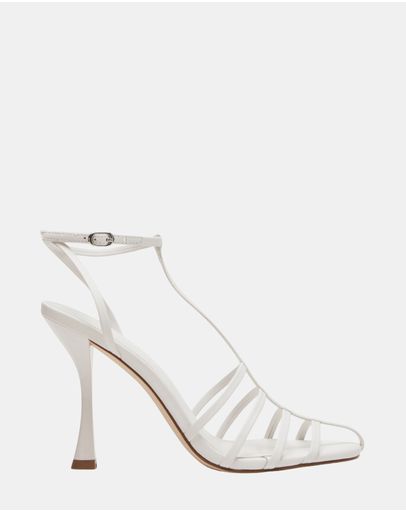 TILDAH WHITE LEATHER