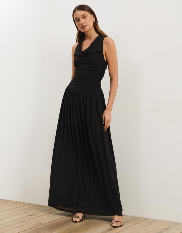 Atmos&Here - Hera Mesh Maxi Dress
