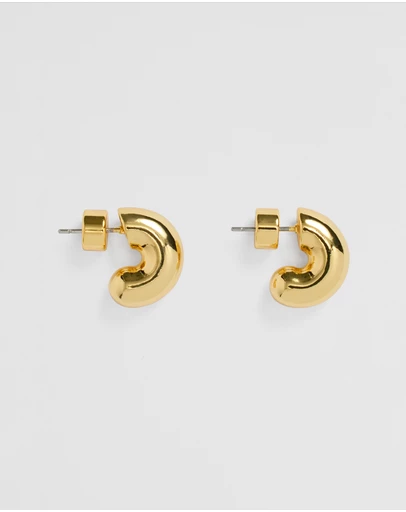 Country Road - Small Round Hoop Earring
