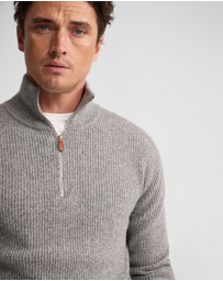 Oxford - Ryan Zip Neck Knit