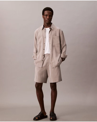 Calvin Klein - Lyocell Relaxed Button-Down Shirt
