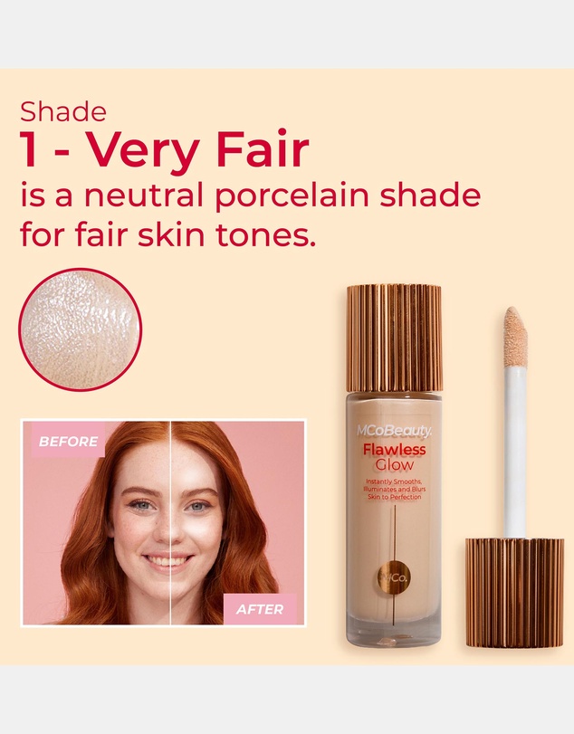 MCoBeauty - Flawless Glow Luminous Skin Filter - 1 (Very Fair)