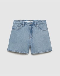 M.N.G - High-Rise Denim Shorts