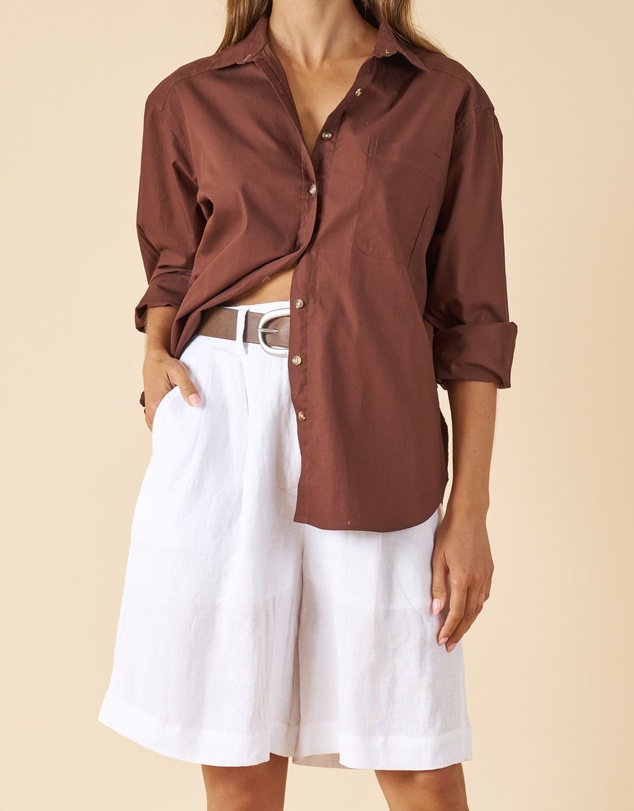 CAMIXA - Bermuda Linen Shorts Jorts