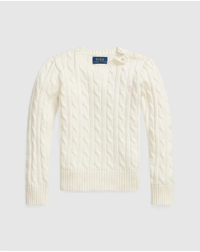 Polo Ralph Lauren - Cable-Knit Cotton Sweater - ICONIC EXCLUSIVE - Kids