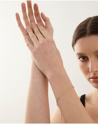 Najo - Rivière Yellow Gold Bracelet (18.5cm+ext)