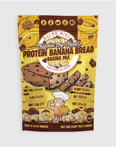 Macro Mike - Chocolate Chip Bread Almond Protein Baking Mix - 250g
