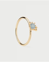 PDPAOLA - Grey Fleur Ring