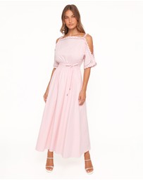 Petal & Pup - Nellie Midi Dress - Petal Pink