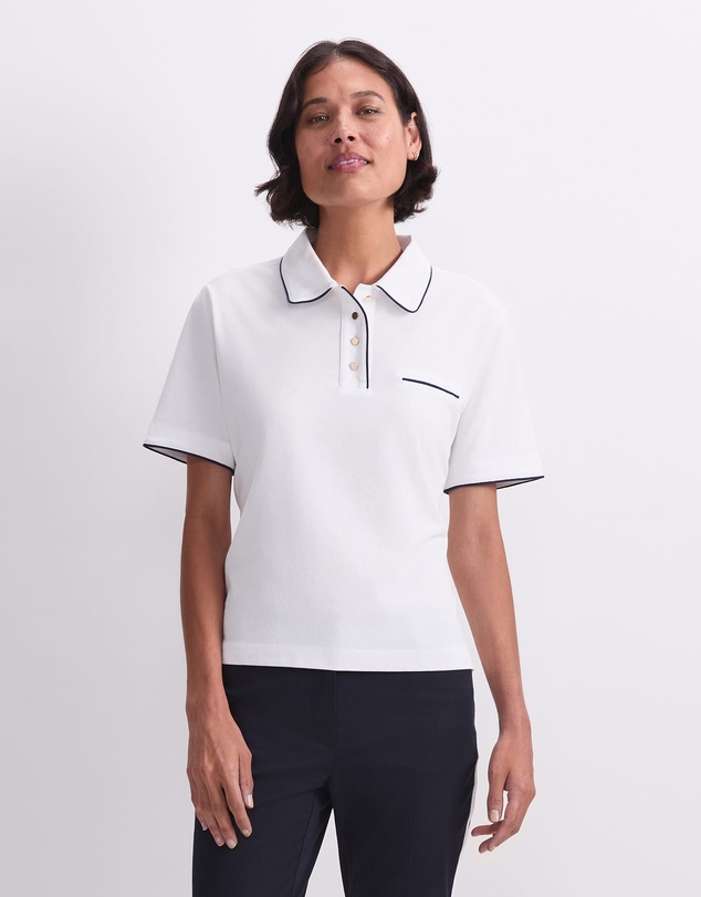 Sportscraft - Tara Tipped Pique Polo