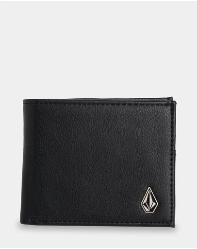 Volcom - Mens Slim Stone Faux Leather Wallet
