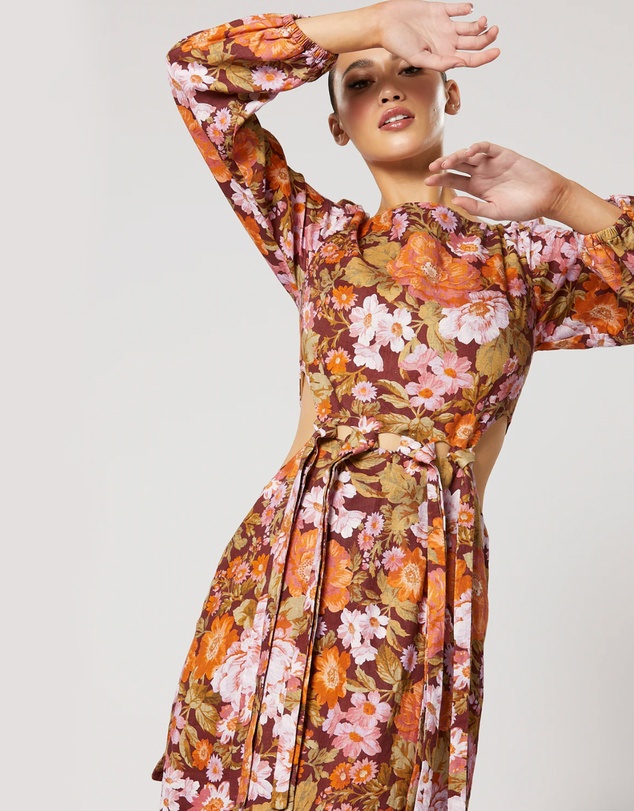 Winona - Pilgrim Waist Knot Dress