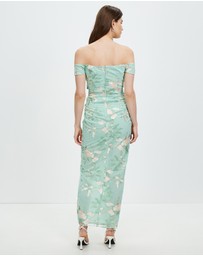 Romance by Honey and Beau - Gianna Off Shoulder Maxi Dress