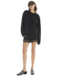 THE TALES - Heart Back Lace Long Sleeve Tee