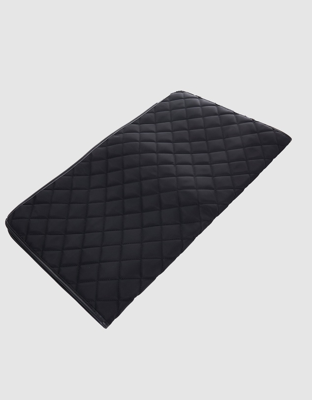 JETT BLACK - Paris Quilted Baby Bag with Change Mat