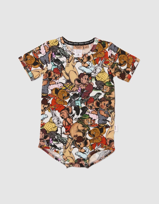 Kip&Co - KipCo x Blinky Bill Blinky And Friends Organic Short Sleeve Romper - Babies