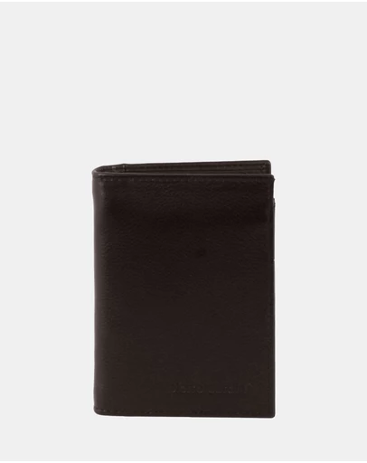 Pierre Cardin - Pierre Cardin Rustic Leather Men's Bi-Fold Flap Wallet