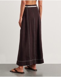 Jag - Sabine Linen Maxi Skirt