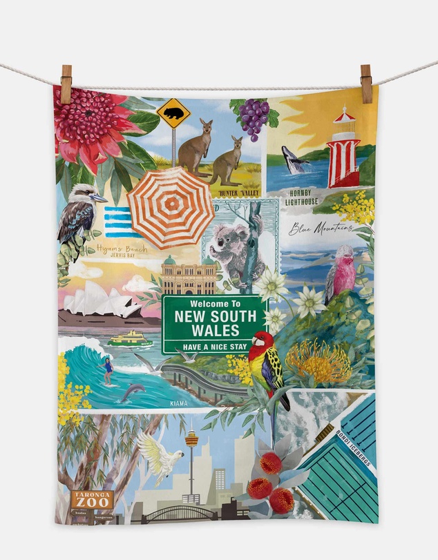 La La Land - Tea Towel Gday New South Wales