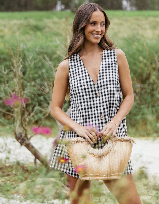 Petal & Pup - Miller Short Set - Black Gingham