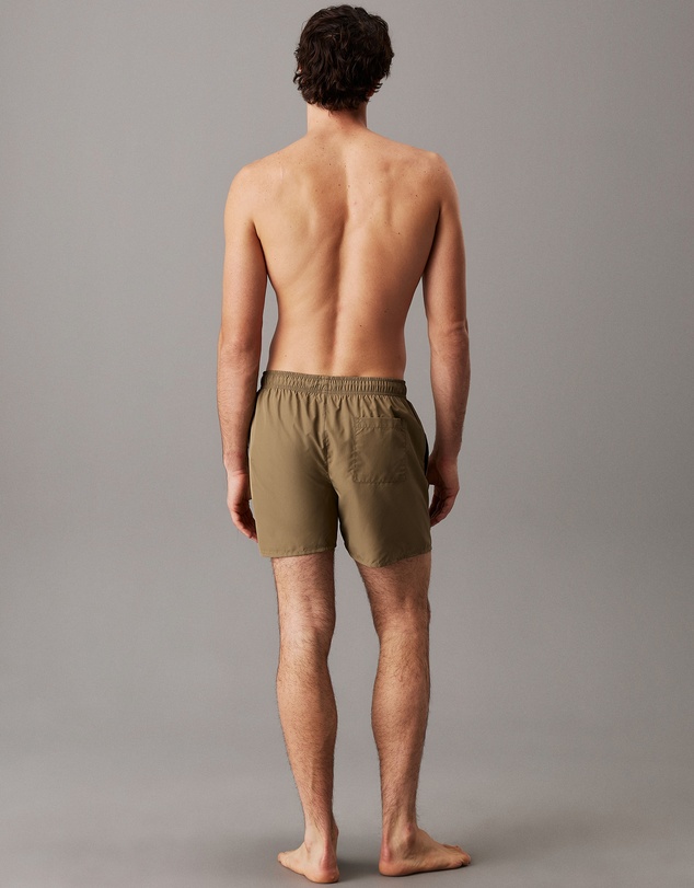 Calvin Klein - CK Monogram Medium Drawstring Swim Shorts
