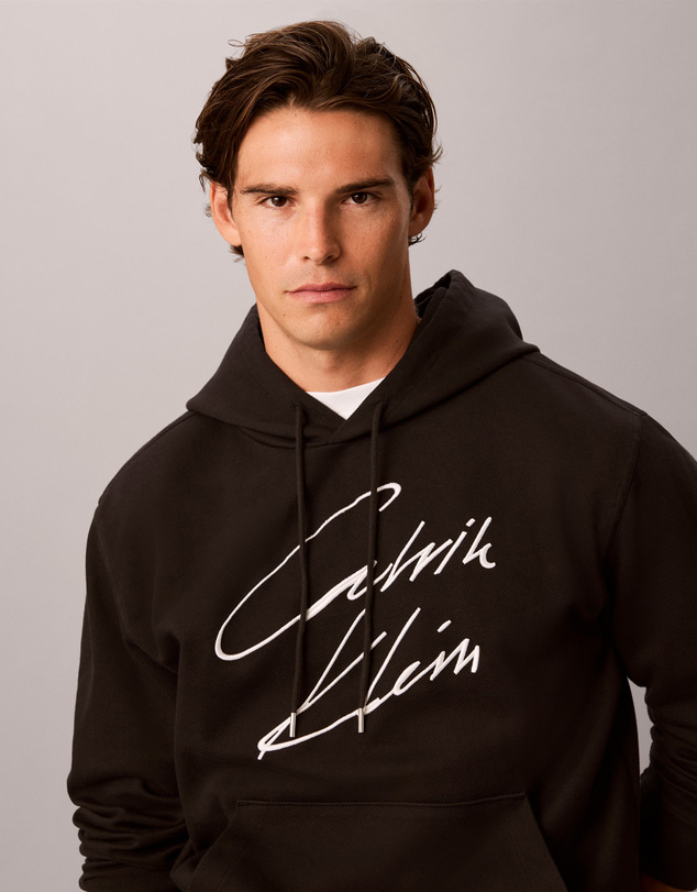 Calvin Klein Jeans - Script Logo French Terry Hoodie