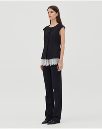 Third Form - Nocturne Lace Trim Vest
