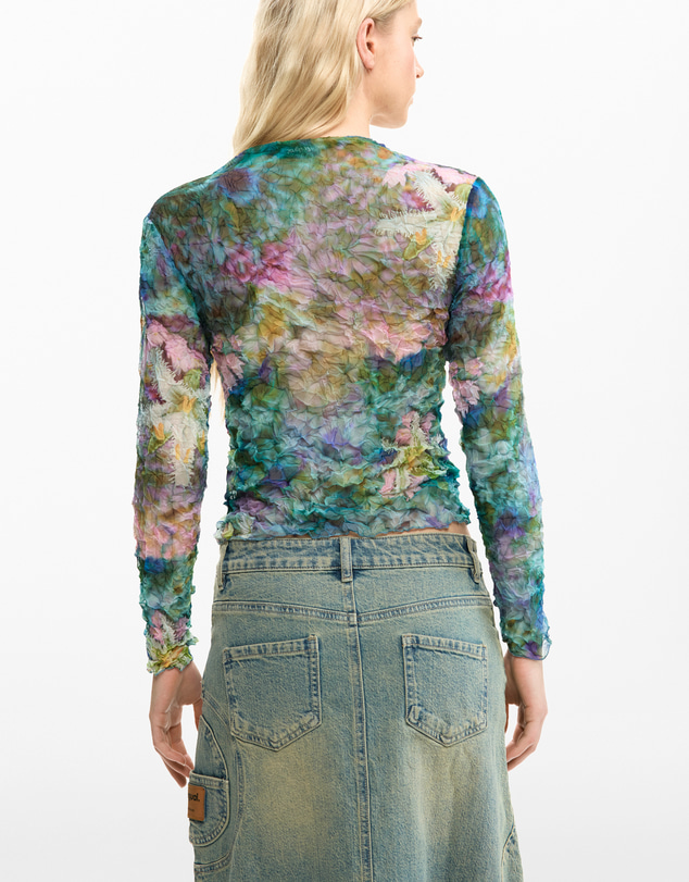 Desigual - Garden texture blouse