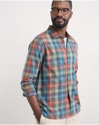 Seasalt - Seasalt Cornwall Multi Banyan Checked Cotton Shirt