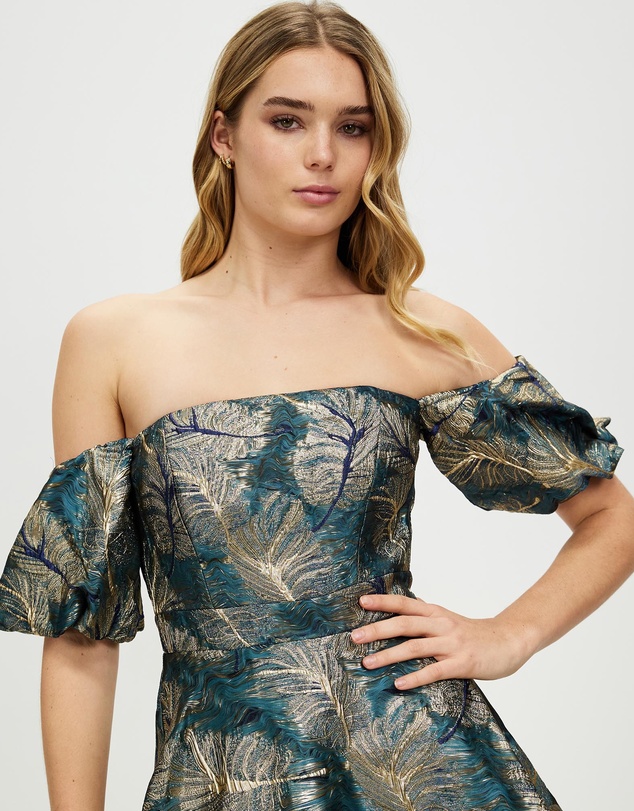 Romance by Honey and Beau - Milla Puff Sleeve Dress