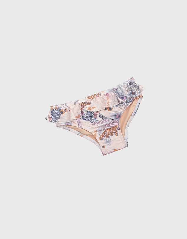 Aqua Blu Kids - Plumeria Frill Bikini Set - Kids