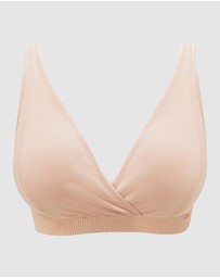 Royce Lingerie - Mia Crossover Organic Cotton Lounge & Sleep Bra