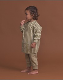 Crywolf - MUCK-ABOUT APRON Elm Stripe