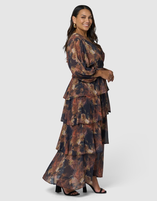 Pink Dusk by Curve Project - Temptress Maxi Dress