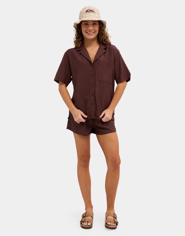 Quiksilver - Womens Serene Short Sleeve Shirt