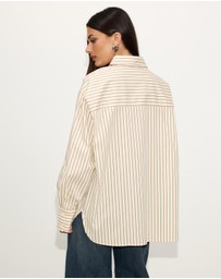 Dazie - Oxford Cotton Oversized Shirt