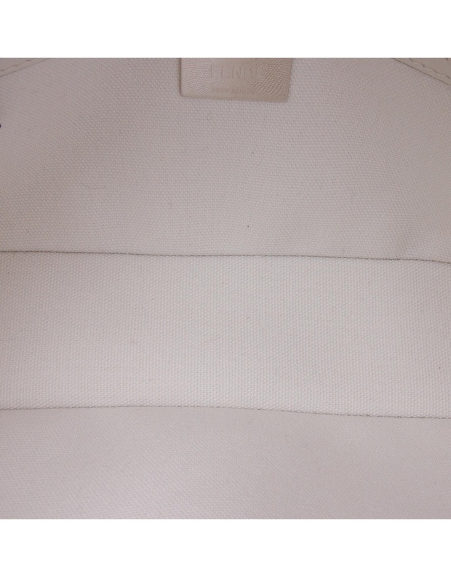 Pre-Loved by Azura Reborn - Pre-Loved Zucca Embroidered Canvas Baguette Satchel