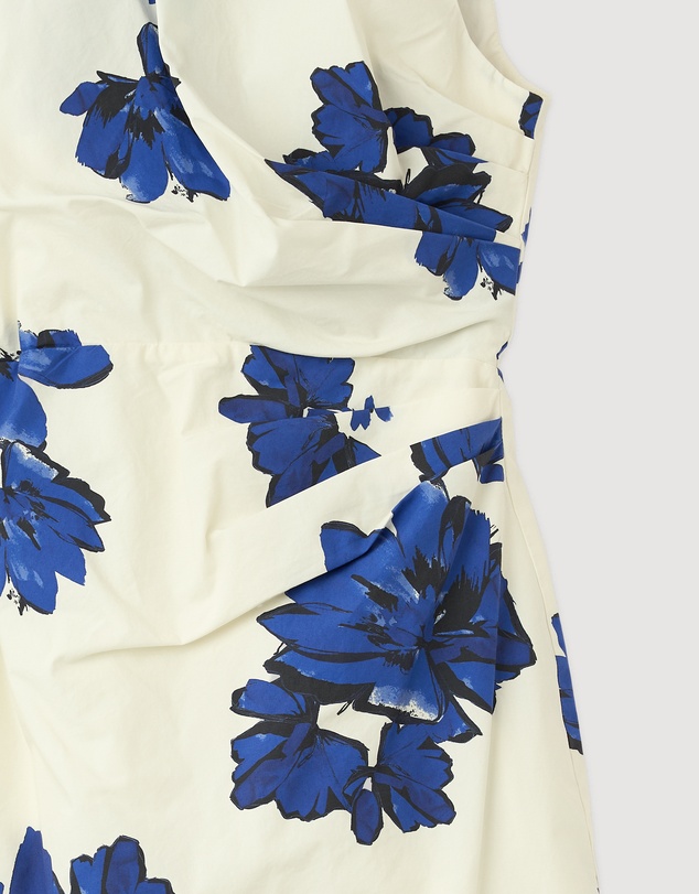 Revibe - Repaired Shona Joy Enya Draped Mini Dress - AU 10