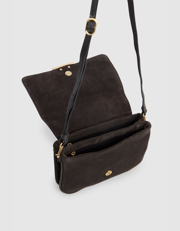 Evity - Thea Leather Suede Crossbody