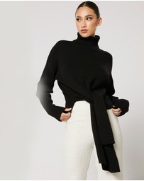 Winona - Mishka Tie Top Black